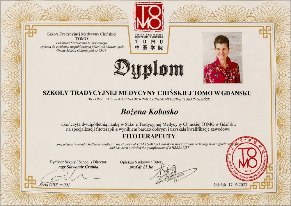 TOMO · dyplom ukończenia · 2023